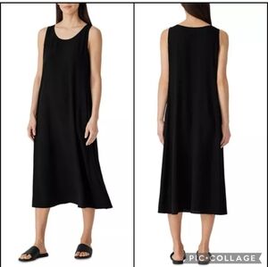 EILEEN FISHER BLACK TANK DRESS